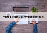 广东牧牛区块链公司[牧牛区块链是干嘛的]